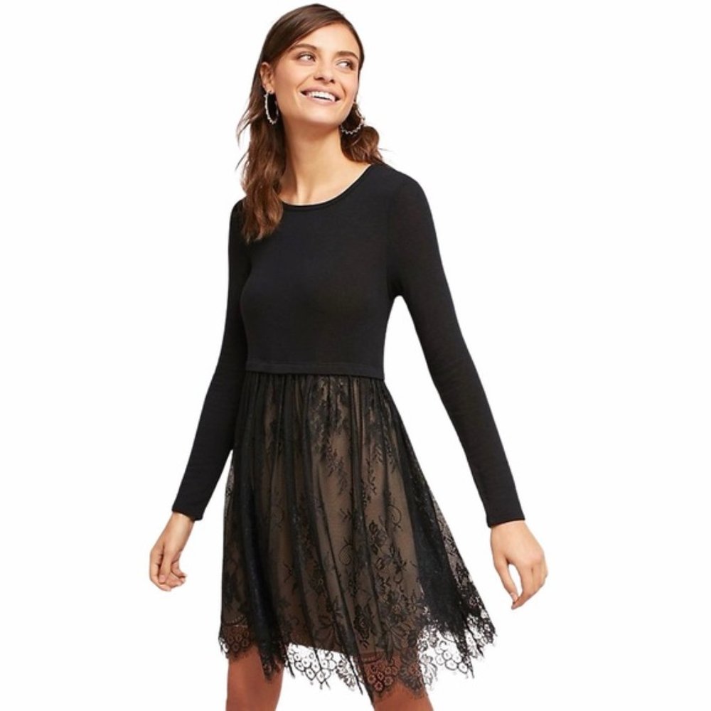 Bailey 44 Anthropologie Layered Lacework Dress